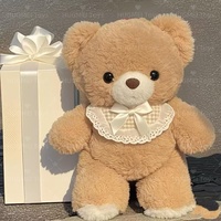 HUGMEI Teddy Tales Jouets en peluche personnalisés de dessins animés mignons Ours en peluche coloré Fabriqué en nylon peluche avec rembourrage en coton PP pour les anniversaires