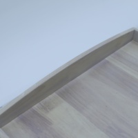 Table carrée ergonomique en bois massif au design contemporain pour bébés et enfants, idéale pour l'éducation précoce, le dessin, les jeux - École, maison, bureau, chambre