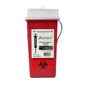 Dùng một lần PP 2 QT sharps bin sharps <span class=keywords><strong>container</strong></span> - Product Image 2