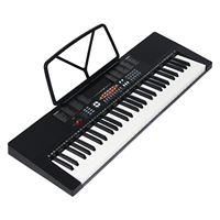Piano Eléctrico Multifuncional Popular de 61 Teclas, Órgano Electrónico OEM ODM con 300 Tonos, 300 Ritmos y 50 Canciones de Demostración