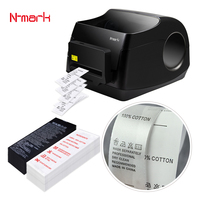 N-mark China Automatically Cutting Cloth Label Printer, Garment Shop Multi-pieces Digital Woven Label Machine