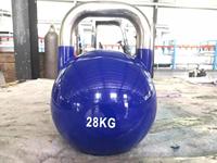 Kettlebell en acier ergonomique portable de qualité supérieure pour l'entraînement musculaire à domicile et la compétition (vente en gros)