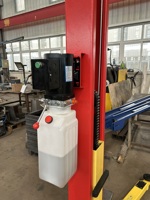 Hongtech 4/5/6T çift silindir hidrolik araba asansörü iki Post atölye için temizle kat iki sütun garaj oto araç kaldırma asansör