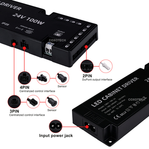 Tủ điều khiển ánh sáng cung cấp điện <span class=keywords><strong>12V</strong></span> 24V dẫn biến áp 24W 36W <span class=keywords><strong>50W</strong></span> 60W 100W 200W DC chuyển mạch cung cấp điện cho đèn tủ - Product Image 4