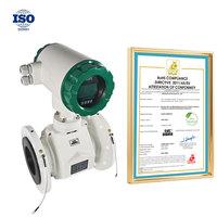 Débitmètre électromagnétique d'eau DN50 DN65 DN80 4-20 mA pour machine de remplissage, débitmètre d'eau magnétique pour l'irrigation