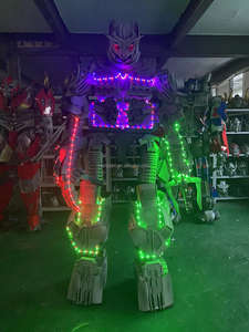 Disfraz <span class=keywords><strong>de</strong></span> Robot con Luces LED <span class=keywords><strong>de</strong></span> Alta Calidad en Material EVA <span class=keywords><strong>de</strong></span> 2.7 Metros (9 Pies) <span class=keywords><strong>de</strong></span> Altura <span class=keywords><strong>para</strong></span> Adultos, Ideal <span class=keywords><strong>para</strong></span> Halloween, Carnaval, Fiestas y Actuaciones - Product Image 4