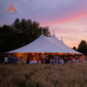 Kawagebo Kamp 100㎡ Luxury Permanent Steel Structure Restaurant Outdoor <strong>Tent</strong> for Event Wedding Dinner Party - Product Image 2