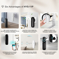 Diffuseur de parfum intelligent mural avec logo personnalisé, capacité de 100 ml, application connectée, pour hôtel et maison, avec boîtes