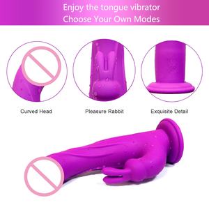 Nieuwe Hoogwaardige, Best Verkochte Konijnvormige Stimulator Met Verwarmingsfunctie En Afstandsbediening; Een Vrouwelijk Seksspeeltje. - Product Image 3