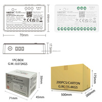 Contrôleur LED SPI Pixel WiFi SPIW5-4, application WiFi, 2,4 G, 4 canaux, 5 en 1, WS2811, WS2812, WS2815, SK6812, contrôleur de lumière LED adressable RVB RVBW