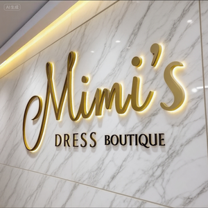 Biển hiệu ngoài trời & trong nhà phát sáng tùy chỉnh, chữ nổi kim loại 3D, logo đèn nền cho quảng cáo trên tường văn phòng - Product Image 4