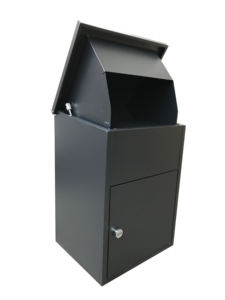 Tiang kotak surat ganda bergaya dengan kotak surat yang dapat disesuaikan pengganti baja tahan air untuk paket besar - Product Image 5