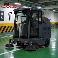 Balayeuse électrique robuste Cooldisi KDS-S10 pour le nettoyage des routes, idéale pour les usines, parcs, entrepôts et parkings