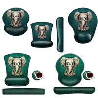 Grand tapis de souris personnalisé pour gamer, motif éléphant bébé, tapis de souris XXL pour bureau, sublimation intégrale, vente en gros de tapis de souris pour bureau et maison