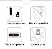 Machine à coudre électrique portable multifonctionnelle en plastique avec deux vitesses réglables pour le bricolage à domicile