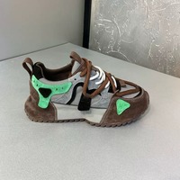 Chaussures Chunky Décontractées Multi-usages pour Hommes, Nouveau Style Printemps-Automne, Tendance Populaire Jeunesse, Confortables en Maille à Carreaux