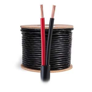 Câble de haut-parleur encastrable extérieur 16/2 CL2 CL3, calibre 16 AWG, noir/blanc - Product Image 2