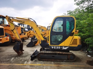 Sử dụng yuchai yc35 mini bánh xích máy xúc 21mpa chính tràn bộ áp lực khai thác mỏ máy xúc đa chức năng bánh xích máy xúc - Product Image 3