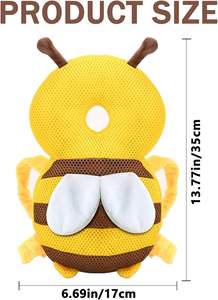 Protecteur <span class=keywords><strong>de</strong></span> tête <span class=keywords><strong>de</strong></span> bébé Sac à dos <span class=keywords><strong>de</strong></span> sécurité Protecteur <span class=keywords><strong>de</strong></span> tête Sécurité Toddler Kids Baby Proofing Pillow Prevent Fall Plush Cushion - Product Image 3