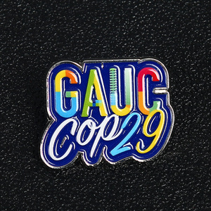 Yingzhou Metal Badge Gaug Cop29 Enamel <b>Pin</b> <b>Butterfly</b> Clasp Badges And Medals - Product Image 1