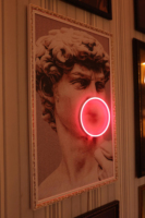 Özel neon işaret Pop Art Neon duvar dekor özel LED ışık UV resimleri Modern Neon burcu sanat ev veya ofis için parti işaretleri