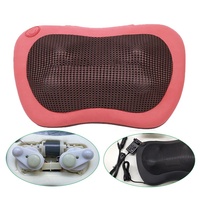 Oreiller électrique pour le cou Shiatsu avec tête de Massage Jade, chauffage à infrarouge, nouveau modèle, idéal pour le dos, roulage et pétrissage des cervicales,
