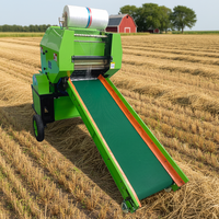 Machine automatique de pressage et d'emballage d'ensilage, moteur diesel, machine de pressage de paille de maïs