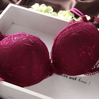 Ensemble Soutien-Gorge et Culotte en Dentelle Luxe pour Femme, Sans Couture et Sans Armature, Style Quotidien, Fabriqué en Chine