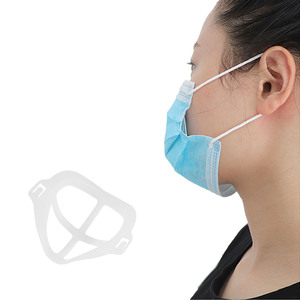 Support de <span class=keywords><strong>masque</strong></span> Auble <span class=keywords><strong>en</strong></span> PP, cadre de soutien intérieur blanc/bleu 10x10cm, cool, pratique, respirant, lavable, réutilisable, <span class=keywords><strong>masque</strong></span> <span class=keywords><strong>en</strong></span> <span class=keywords><strong>tissu</strong></span> fait <span class=keywords><strong>maison</strong></span> - Product Image 5