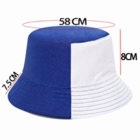 Chapeau Bob Réversible Bicolore en Coton pour Hommes et Femmes avec Broderie de Logo Personnalisé – Casquette Bob Adulte