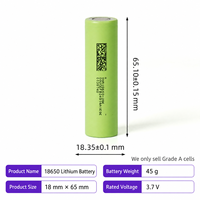 Sel Baterai Li-ion 18650 2900mAh 3.7V 2C Isi Ulang untuk Skuter dan Perangkat Medis