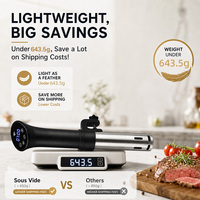 Cuisinière sous vide intelligente avec contrôle Wi-Fi et écran tactile pour les marques d'appareils de cuisine