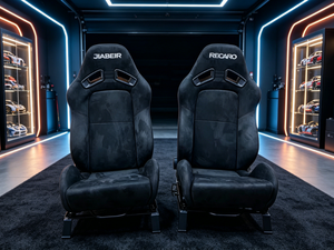 JBR1052 Sport Golden Suede Cloth Style Reclinable SR7 Racing Seat Black Double Slider para <span class=keywords><strong>PS4</strong></span> Racing Simulator Seats - Product Image 2