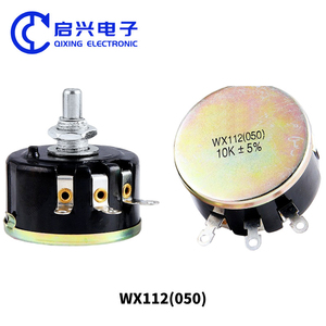 WX112(050) 100 220 330 470 ohmios 5W Potenciómetro bobinado 1K 2,2 K 4,7 K 10K 47K resistencia ajustable - Product Image 2