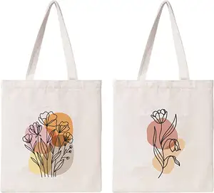 Custom LOGO Wholesale Print Shopping Tote Bag Canvas Cotton Bag Raw Cotton Bag Personalized