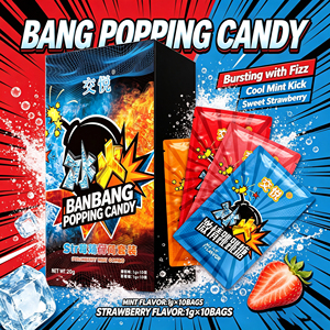 Bonbons pétillants comestibles : préliminaires et flirt pour les couples - une explosion orale pour un <span class=keywords><strong>plaisir</strong></span> accru (pour le sexe oral) - Product Image 1