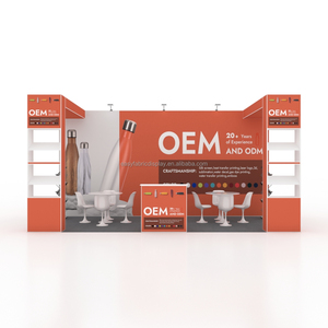 Xách tay tùy chỉnh 10x20 ft Pop Up Công bằng màn hình triển lãm thương mại gian hàng biểu ngữ triển lãm thương mại gian hàng hiển thị đứng cho hội chợ triển lãm gian hàng - Product Image 4