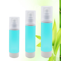 Botol Plastik Airless Kosong Berkualitas Tinggi Berwarna-warni 15ml 30ml 50ml untuk Kemasan Lotion dengan Pompa Semprot untuk Penggunaan Kosmetik