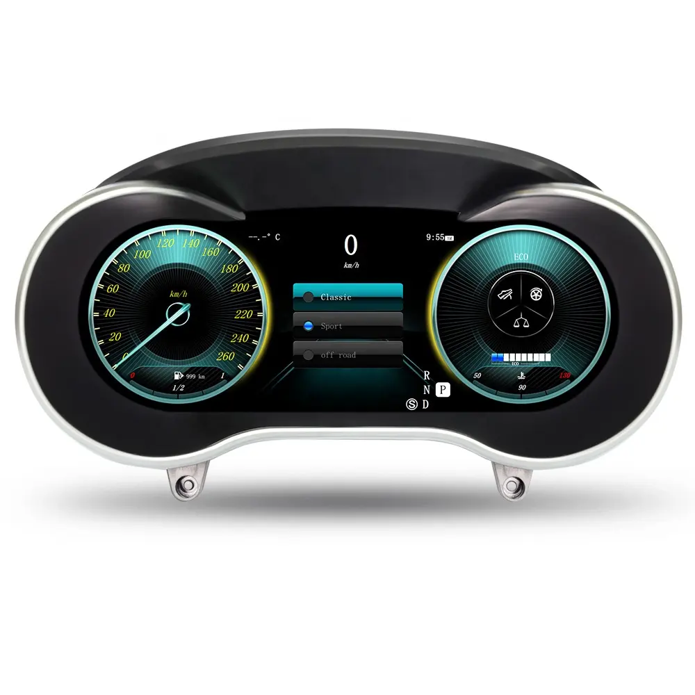 MEKEDE 12.3" LCD Digital Dashboard Speedometer for Benz C Class W205 GLC X205 2015-2018