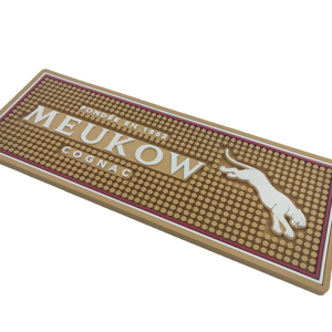 Tapete de barra de goma con logotipo personalizado en relieve, antideslizante, resistente a derrames, tapete de PVC para bar, pub, mostrador de whisky, venta al por mayor - Product Image 3