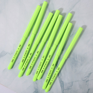 Pinceau à ongles vert fruit à tête ronde, manche en acrylique, logo personnalisé, pinceau pour peinture au gel pour nail art - Product Image 6