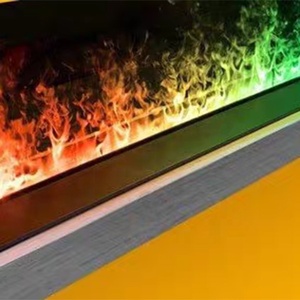 Chimeneas Eléctricas Inteligentes 3D LED Neon Flame Inserto decorativo Vapor <span class=keywords><strong>Chimenea</strong></span> de agua Atomización Niebla Hoteles Inglés - Product Image 5