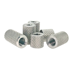 Đồng thau nhôm có khía chèn <span class=keywords><strong>Nut</strong></span> M2 M3 M4 M5 M6 M8 thép không gỉ 304 316 vòng có khía ngón tay cái dài <span class=keywords><strong>NUT</strong></span> - Product Image 5