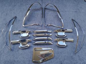 <span class=keywords><strong>CARPLUS</strong></span> 2022, 4X4, accesorios exteriores, conjunto completo, cubierta de luz ABS cromada brillante, Kit de guarnición, Kit de carrocería - Product Image 4