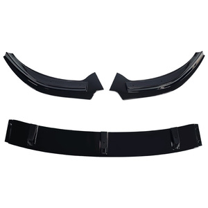 Divisor de Parachoques Delantero BMW de 3 Secciones en Negro Brillante, Material PP para G32 6GT 2021-2025 - Product Image 3