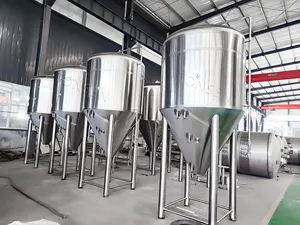 Tonsen Beer Fermenter Microbrewery Fermentation Tank Brewery Beer Brewing Plant Equipment Turnkey Project