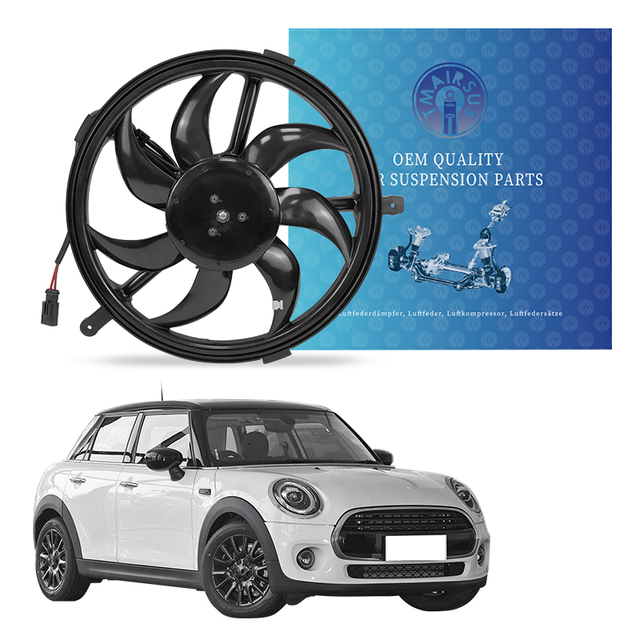 Car Radiator Cooling Fan 300W Assembly Auto Parts No Resistive 17422754854 for R56 2007-2016