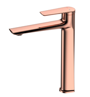 Robinet de lavabo haut à poignée unique Maestro Spectrum moderne, corps en laiton 59A avec valve en céramique Mandun pour projets hôteliers de luxe