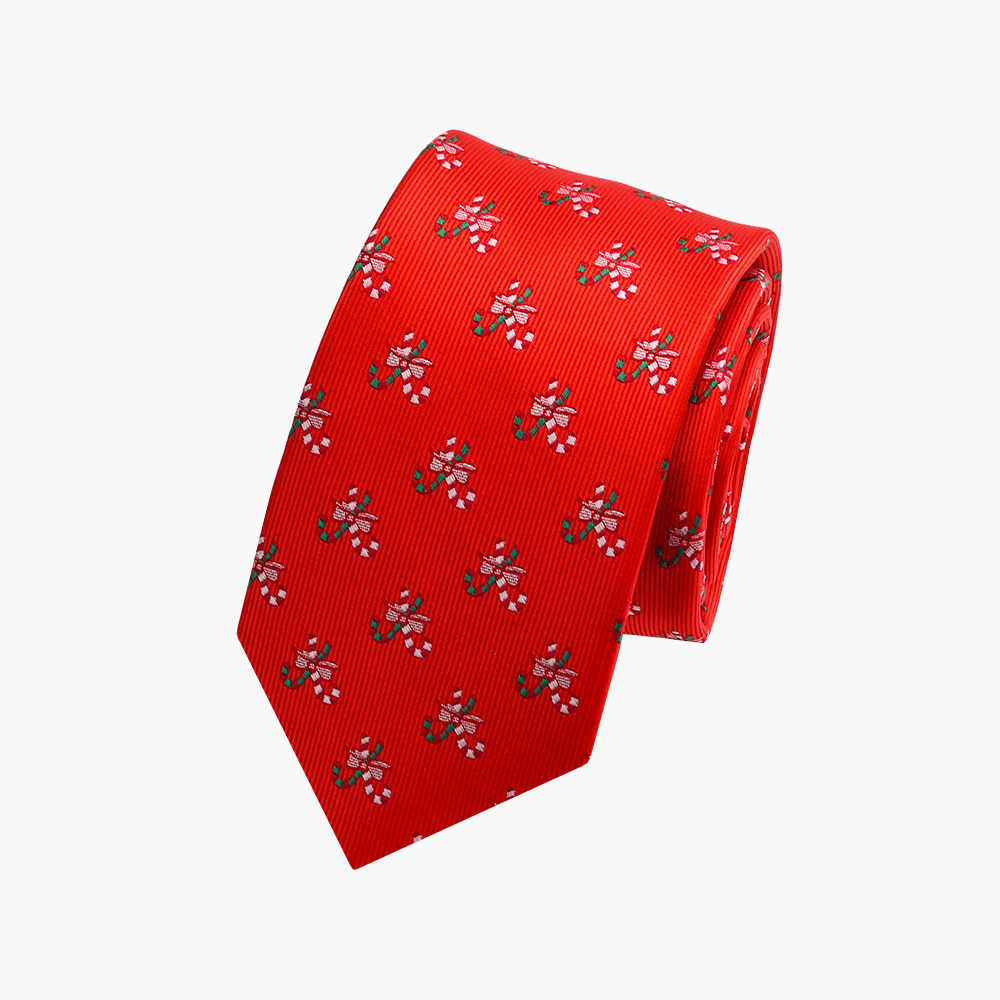 YiLi Полиэстер жаккард ручной работы на заказ галстук из полиэстера