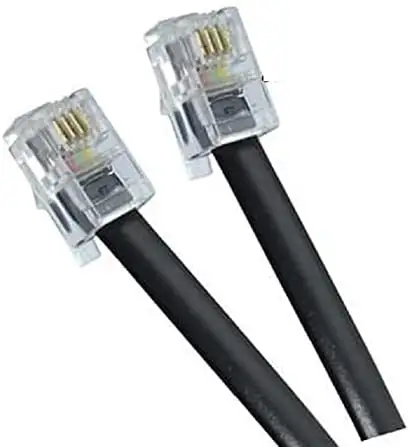 OEM custom length RJ9 4P4C male to male Telephone Cord cable Compatible with AWS Ship Elite Scale Ten Foot